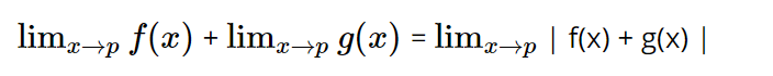 Limits sum rule