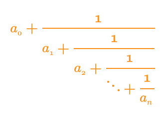 general formula of continued fraction